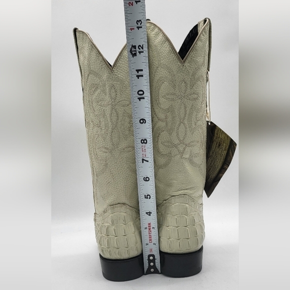 1823- SEÑOR DE LOS CIELOS Women's  Western Boots Caiman Leather Size 8 NWT - Picture 5 of 10